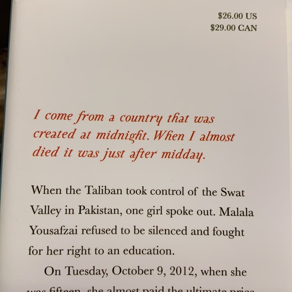 ☄️2/$15☄️ Biography. I am Malala - Picture 5 of 6